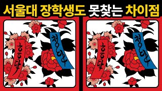 서울대생도 못찾은 문제 당신은 몇 개가 보이시나요? [ 두뇌훈련, 다른그림찾기 ]