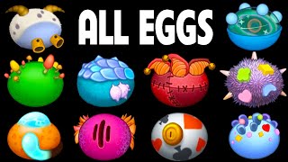 Mythical Island - All Eggs | My Singing Monsters (Sound and Animation)