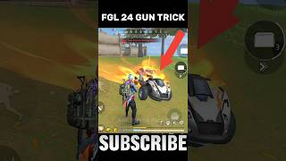 FGL 24 GUN NEW TRICK 🔥 Free Fire BR Renk Tricks #tricks #trick #shorts #freefire