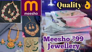 Meesho jewellery haul under rupees 100 only |Meesho trendy latest stylish jewellery haul only ₹ 99