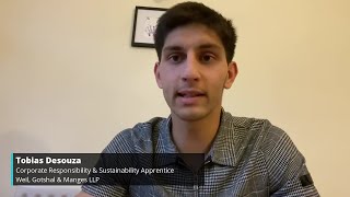 Tobias Desouza from Weil, Gotshal & Manges LLP | Apprentice Journey