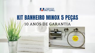 KIT BANHEIRO MINOX 5 PEÇAS