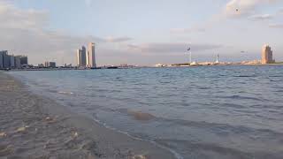 Abu Dhabi Beach / UAE Corniche / morning walk at sea side @uae