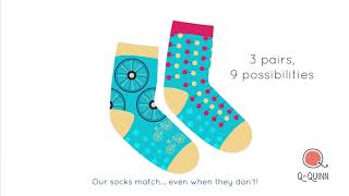 Mismatched Socks - 3 Pairs, 9 Possibilities! | Montessori Dressing & Parenting Hack