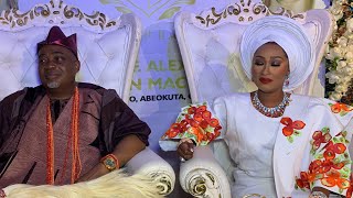 OBA MCGREGOR ONE YEAR ON THRONE WITH HIS BEAUTIFUL WIFE YEYE LARA FASHOLA