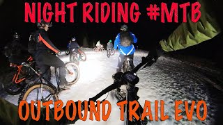 MTB Night Riding | Outbound Trail Evo Bike Light | Norco Bigfoot VLT | #fatbiking | Mastodon Pro |