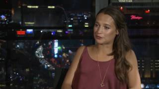 Interview with Alicia Vikander for "Jason Bourne" Buzz OTE TV