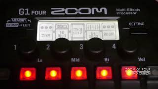 ZOOM G1 FOUR (2) - 14 Amp models Demo