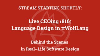 Live CEOing Ep 816: Language Design in Wolfram Language [Tabular]