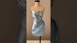 ✨CREATIVE DRAPING FOR FASHION/draping a stunning a mini dress SNEAK PEAK✨ #fashion  #fashiondesign