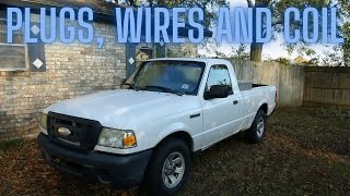 ford ranger 2.3L ignition tune up, spark plugs, wires and coils