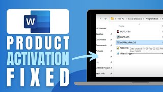 How To Fix "Word Product Activation Failed" in Windows 11 /10 - Solved!