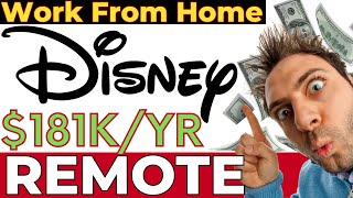 Disney - $181K - Manager - Earn Money Online - REMOTE JOB - Work From Home - Job Opening