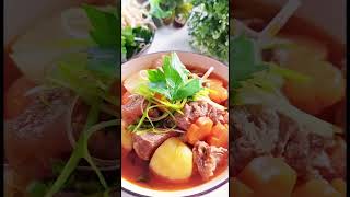 the world's best beef soup #shorts #fyp #food #asmr #bokho #soup #monanngon #asianfood #soppa #mat