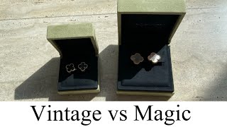 VAN CLEEF ALHAMBRA VINTAGE VS MAGIC EARRINGS