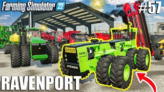 I used THE MOST STRANGE TRACTOR on the MARKET | Ravenport #57 | Farming Simulator 22