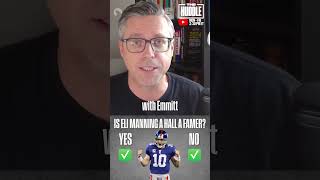 🏈 NFL: Is Eli Manning an NFL Hall of Famer? #nfl #viralvideo