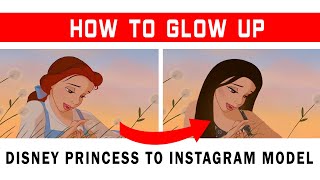 Disney Princess Instagram 'Glow Up' Transformation Tutorial With PROCREATE