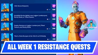 Fortnite All Week 1 Resistance Quests Guide | Fortnite Chapter 3 Season 2