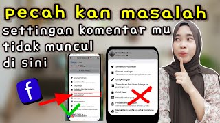 Masalah komentar Facebook tak bisa di nonaktifkan/settingan komentar facebook tidak muncul 2023