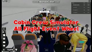 Cabin Crew Simulator All Flight Event Wheel