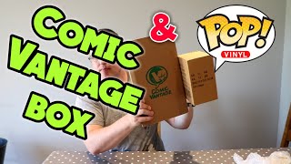 Unboxing Comic Vantage Season 9 mystery box from the USA & funko pop