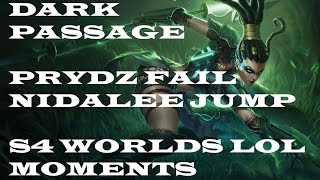 DP Prydz Fail Nidalee Jump - S4 Worlds LoL Moments - DP vs AHQ