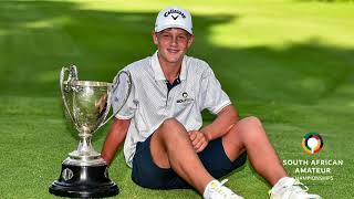 2024 SA Amateur Proudfoot winner and youngest champion Ben Weber