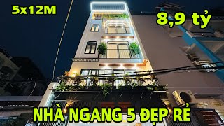 Bán nhà gò vấp ngang 5 M xe hơi vào nhà. Nội thất đẹp . Chủ bán 8,9 tỷ TL