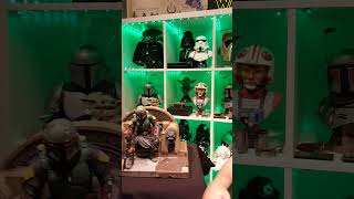 Preview of my Boba Fett on throne Premiere collection statue review #starwars #gentlegiantltd #Bobf