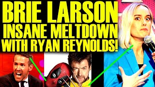 RYAN REYNOLDS CUTS OFF BRIE LARSON AFTER DEADPOOL & WOLVERINE DRAMA ERUPTS FOR WOKE DISNEY & MARVEL!