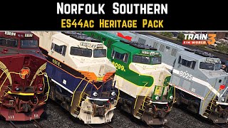 TSW3 | Norfolk Southern - ES44ac HERITAGE PACK | #trainsimworld3