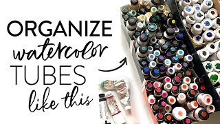 How to organize your watercolors like a Pro