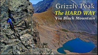 Hiking Grizzly Peak via Chihuahua Gulch & Black Mountain Class 3-4!  [4K UHD Cinematic]