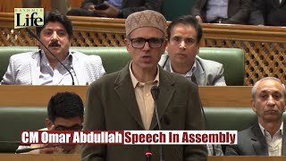 CM Omar Abdullah Speech In Assembly