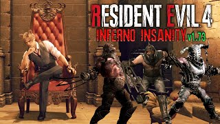 【城編クリア】倍速のガラドールが4体同時出現！ネコミミ最大のピンチ ＃４【Resident Evil ４ INFERNO INSANITY V1.73】