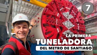 Así es la máquina tuneladora para construir los túneles de la Línea 7