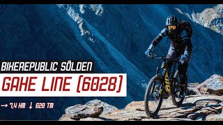 🌋 Bikerepublick Sölden - Flowtrail - Gahe-Line (rot) - MTB-Trail - Österreich