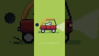 The dog is driving (undertale deltarune animation) #loop #undertale #deltarune #tobyfox