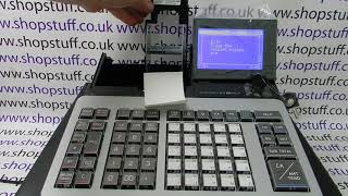 Casio SRS500 / PCRT540 / SRS820 Till Roll Loading How To Change The Till Roll Receipt Paper