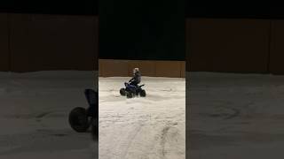 Quad Bike Drift on Snow