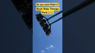 Rush - Massive swing ride 😳😱 #rush #thorpepark #swing