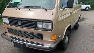 1987 VW Vanagon Syncro Bus test drive/walk around paint video 2 of 3 Jason Phillips @AutoAppraise