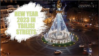 TBILISI new year 2023 DRONE 4K