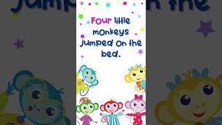 Five Little Monkeys - Animated Song with Lyrics!