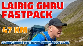 Fastpacking a circuit through the Lairig Ghru in the Cairngorms National Park, Scotland