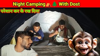 Winter Group Night Camping In Uttarakhand forest | Camping in india | Camping location 📍