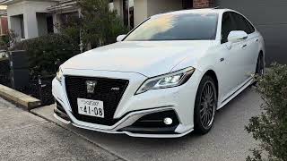 Toyota Crown RS Advance GWS224 Quick Tour Walk Around クラウンRSアドバンス Genuine Aero Kit