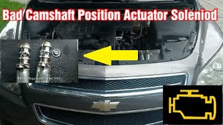 Replacing Clogged Chevy Malibu Camshaft Position Actuator Solenoids for Intake and Exhaust