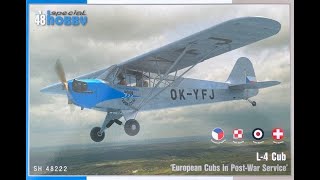 Special Hobby L 4 Cub, European Cubs in Post War Service, 1:48 in-box browse